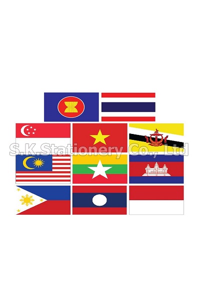 ธงอาเซี่ยน 60 x 90 (ชุด)