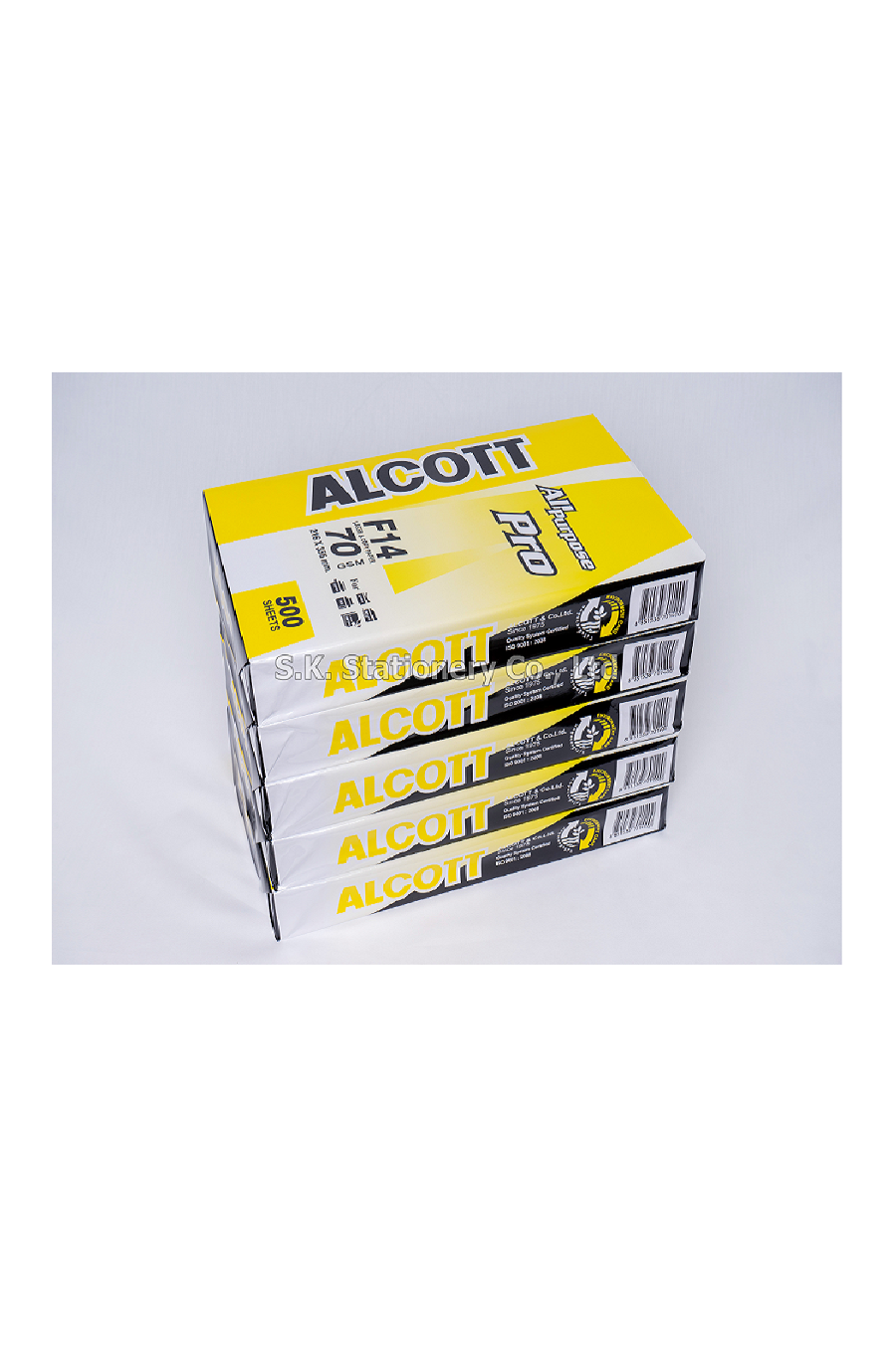 กระดาษถ่ายเอกสาร 70g F14 ALCOTT