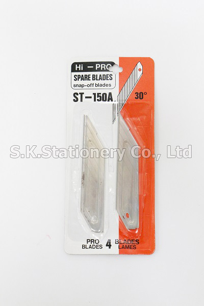 ใบมีดคัตเตอร์ใหญ่ PRO ST-150A 30 องศา (4 ใบ)