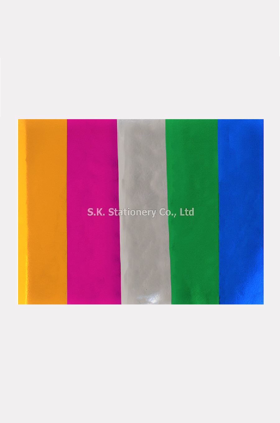 กระดาษทองสีเงิน ( 25 แผ่น )